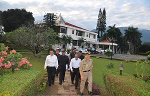 The Governor designate Brig. (Dr.) B.D. Mishra (Retd) visit Raj Bhavan Campus on  3rd October�2017. 
